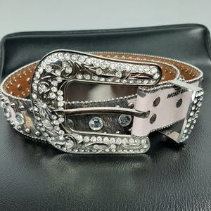 Women's Pink Mossy Oak Camo & Rhinestone Belt